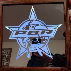 PBR etched lighted mirror